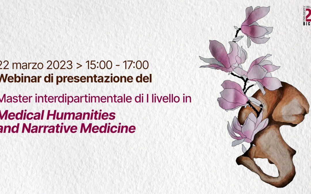 Master interdisciplinare di I livello in Medical Humanities and Narrative Medicine